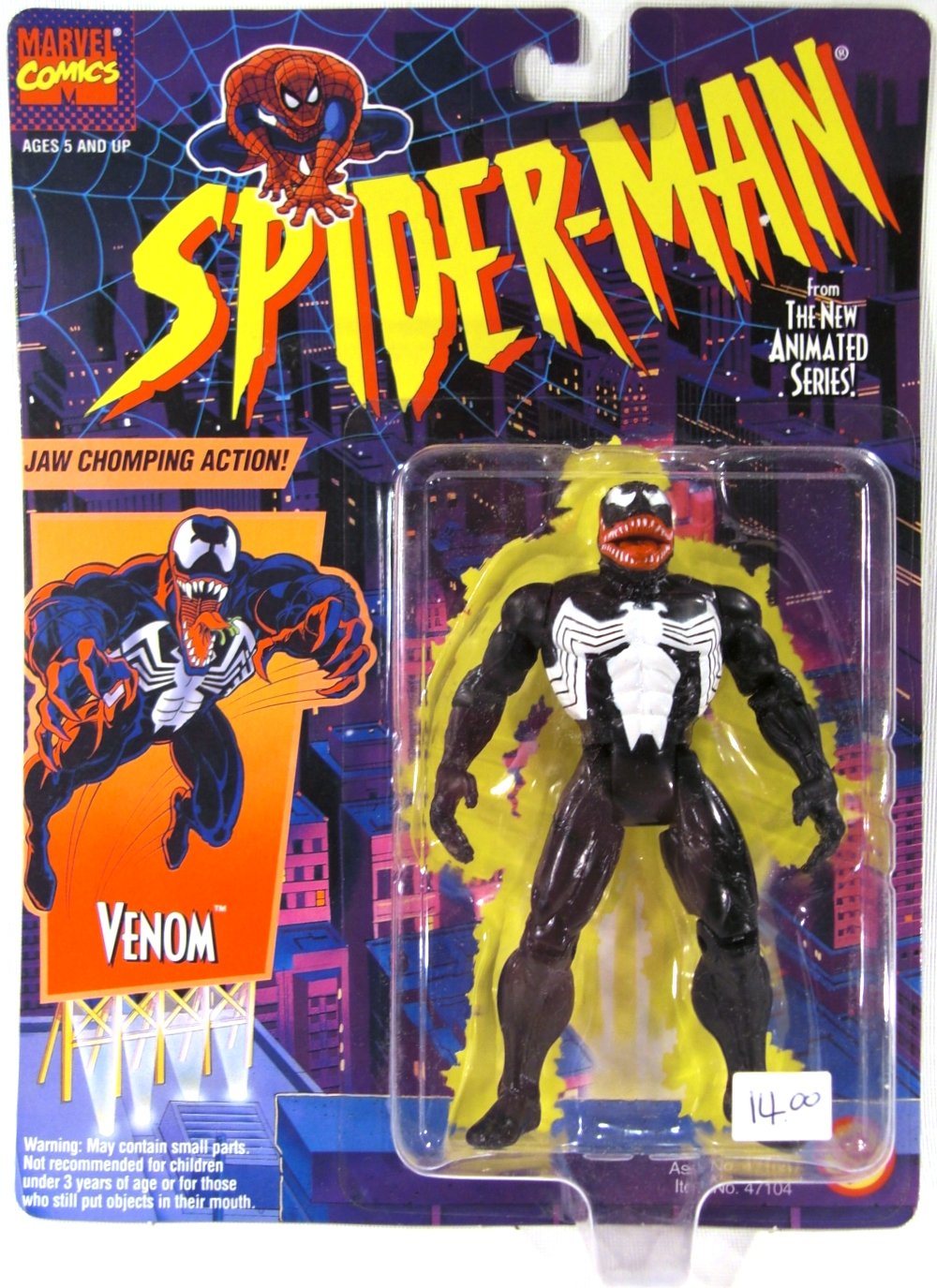 Spider-Man: The Animated Series > Venom Action Figure : Amazon.co